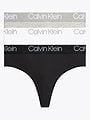 Calvin Klein 3 pk. High Waist Thong Black / White / Grey Heather