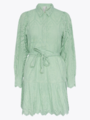 Y.A.S Holi Long Sleeve Belt Dress Quiet Green