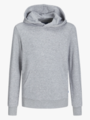 Jack and Jones Junior Bradley Sweat Hood Junior Light Grey Melange