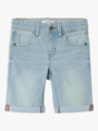 Name It Silas Slim Denim Long Shorts Light Blue Denim