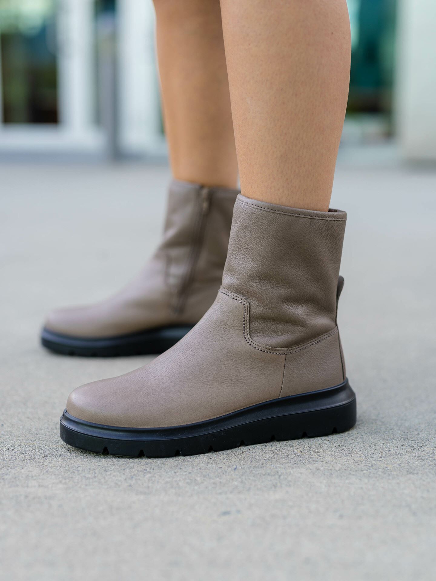ECCO Nouvelle Mid-Cut Boot - Beige | Getinspired.no