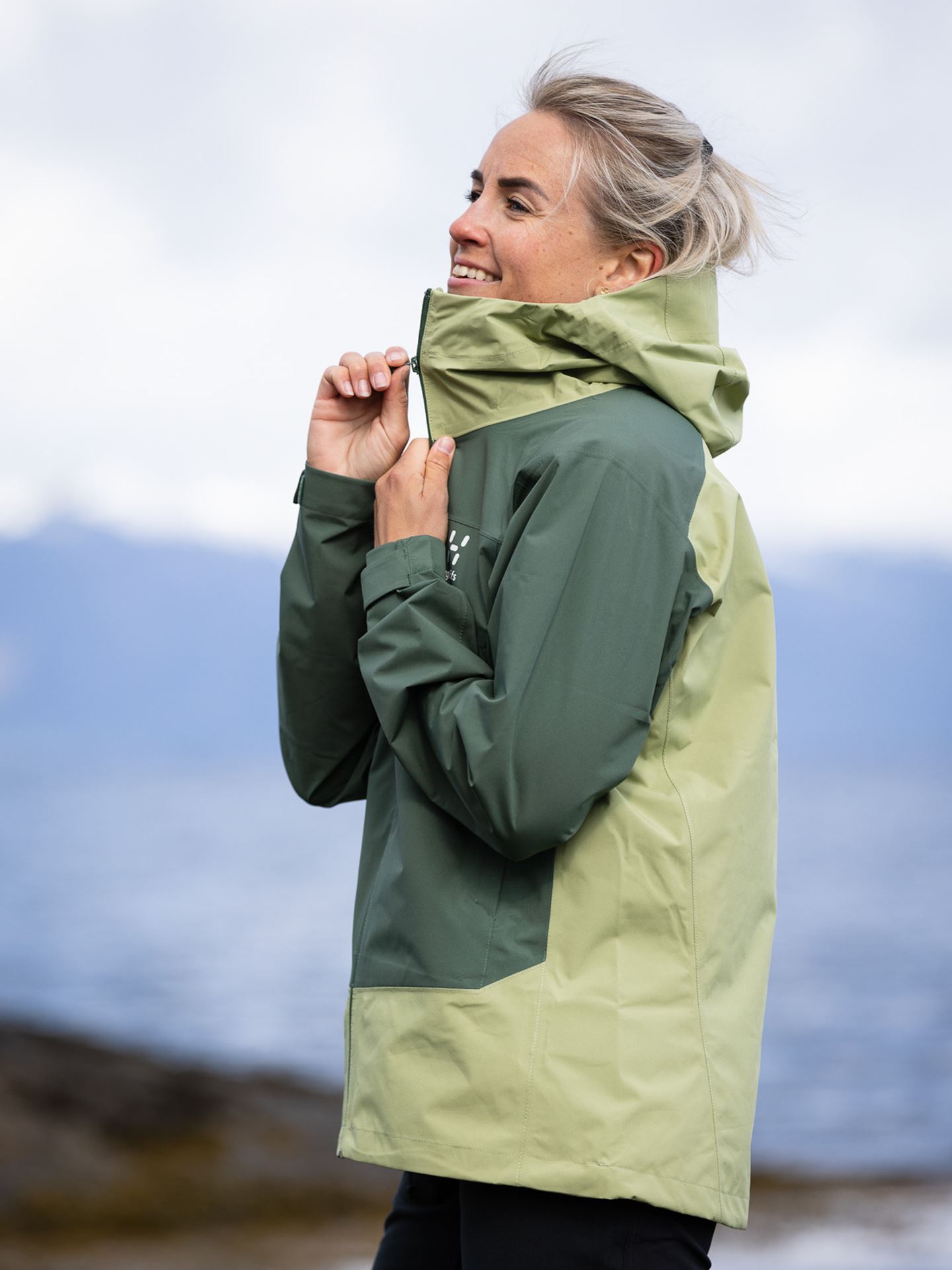 Haglofs green outlet jacket