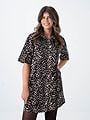 Only Anlie Short Sleeve Dress Black Leo