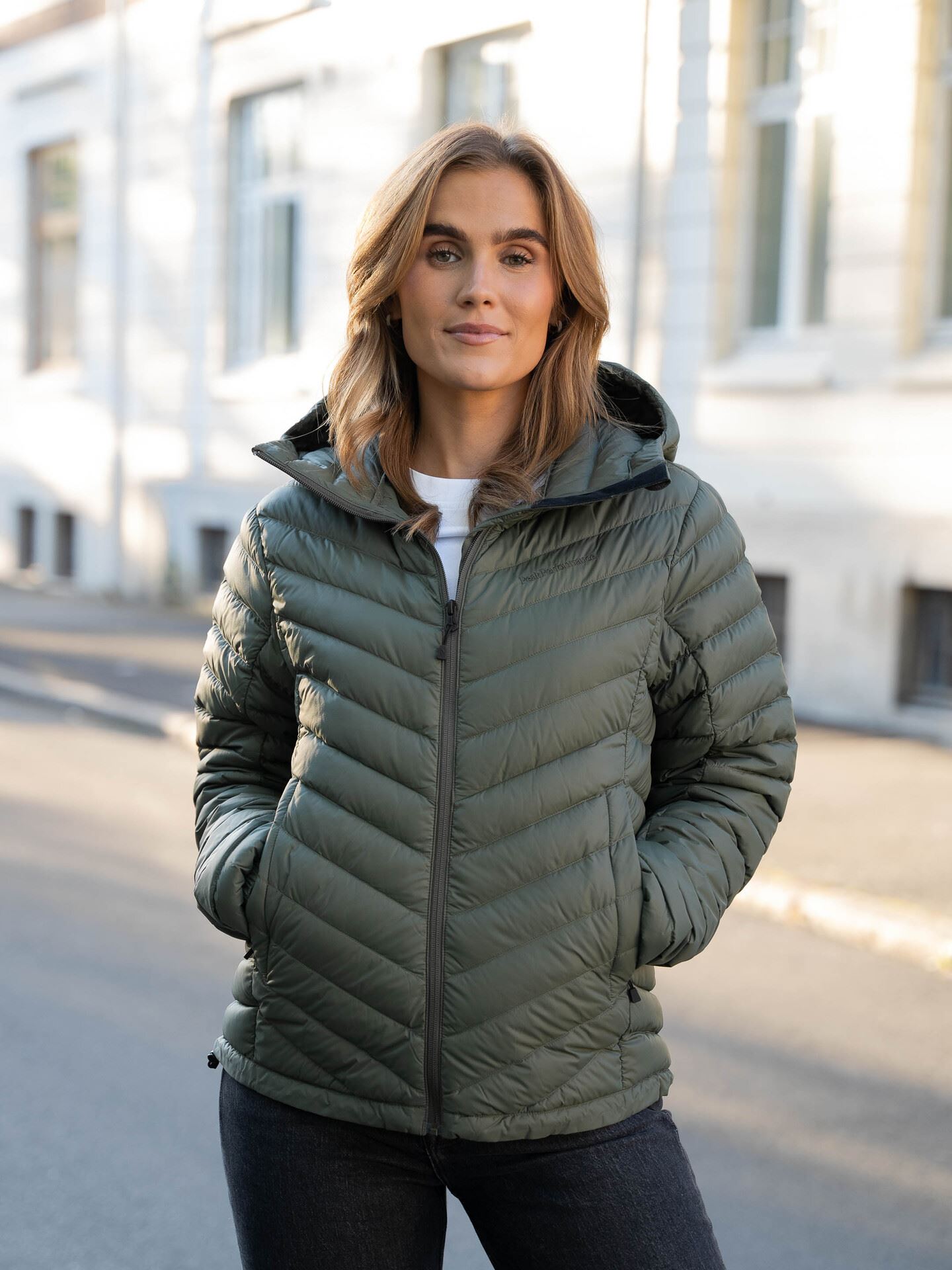 Frost down hood jacket best sale