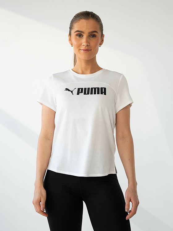 Puma Fit Logo Ultrabreathe Tee White