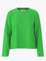 Selected Femme Essential Long Sleeve Boxy Tee Classic Green
