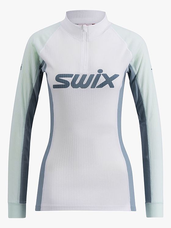 Swix RaceX Classic Half Zip Bright White / Glacier