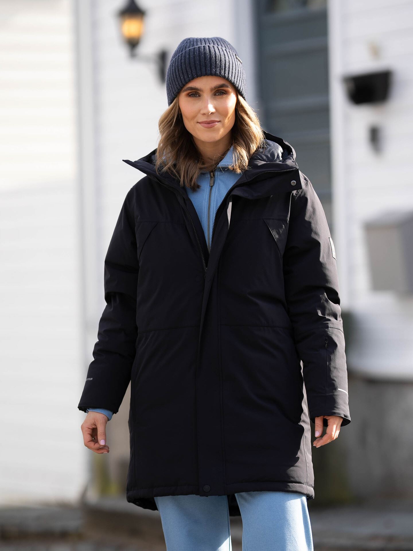 Twentyfour Finse Dunparkas - Dame - Sort - 44