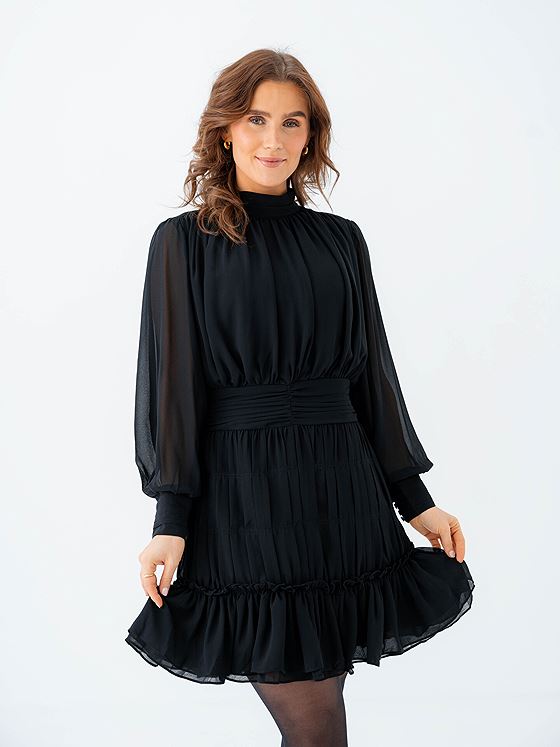 Y.A.S Mae Long Sleeve Dress Black