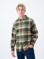 Columbia Cornell Woods Flannel LS Stone Green Classic Multi Tartan