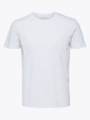 Selected Homme Selected Homme Ael Short Sleeve O-Neck Tee Bright White