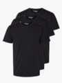 Selected Homme Roland Short Sleeve O-Neck 3-Pack Tee Black