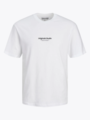 Jack and Jones Vesterbro Tee Short Sleeve Crew Neck Bright White