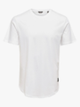 Only & Sons Matt Longy Short Sleeve Tee White