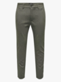 Only & Sons Mark Slim Fit Herringbone Pant Teak