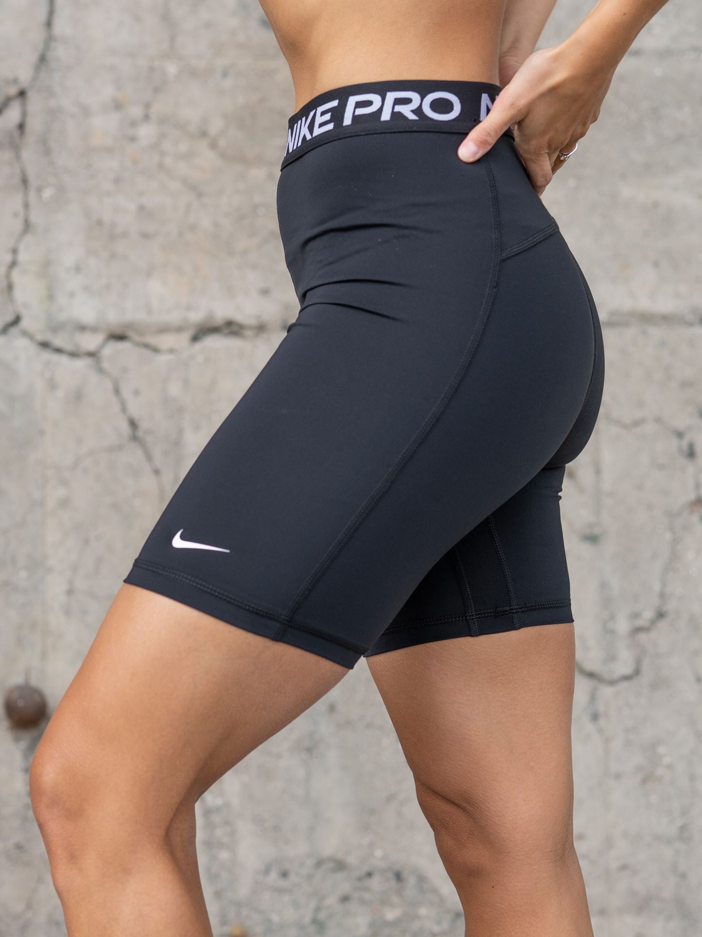 Nike Pro Tights Shorts 365 - Sort/Hvit Dame