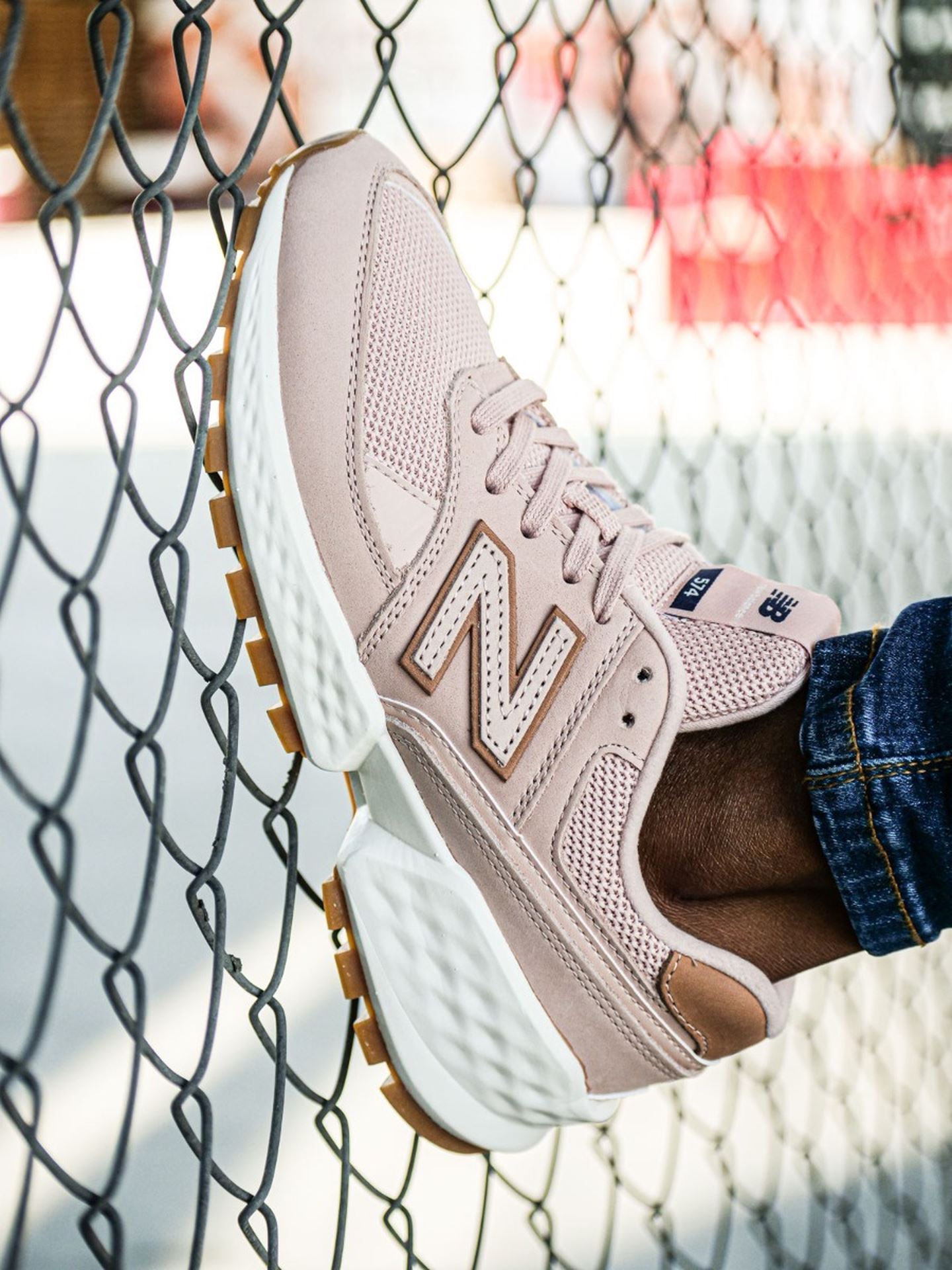 New balance ws574 hvit hotsell