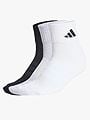 adidas Essentials Ankle 3 Pack Grey / White / Black