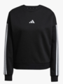 adidas 3-Stripes Fleece Sweater Black