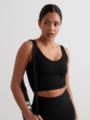 Aim'n Ribbed Seamless Shaping Bralette Black