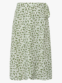 A-View Peony Wrap Skirt White/Green