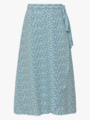 A-View Peony Wrap Skirt Blue/white