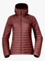 Bergans Lava Light Down Jacket w/Hood Women Amarone Red