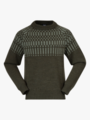 Bergans Nordmarka Merino Jumper Men Dark Green Mud / Light Green Mud