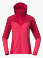 Bergans Tind Merino Hood Jacket Women Alpine Rose / Light Alpine Rose