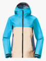 Bergans Vaagaa 3L Shell Jacket Women Aqua Lagoon / Warm Sand