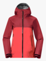 Bergans Vaagaa 3L Shell Jacket Women Peachy Red / Crimson Red