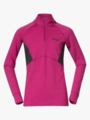 Bergans Inner:Pure Youth Half Zip Fandango Purple