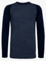 Bula Geo Merino Wool Crew Navy