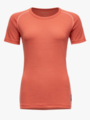 Devold Lauparen Merino 190 Base Tee Woman Coral