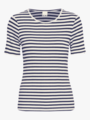 Ichi Cella Short Sleeve Total Eclipse Stripe