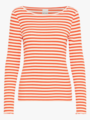 Ichi Cella Long Sleeve Fiesta w. Cloud Dancer Stripe