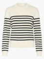 InWear Wallis O-Neck Pullover Black Stripe