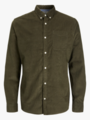 Jack and Jones Classic Cord Shirt Long Sleeve Rosin