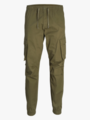 Jack and Jones Kane Noah Cuffed Cargo Olive Night