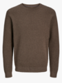 Jack and Jones Noah Knit Crew Neck Walnut Twist/full structure