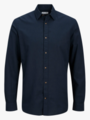 Jack and Jones Summer Shirt Long Sleeve Navy Blazer