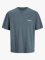 Jack and Jones Islington Type Tee Short Sleeve Crew Neck Stormy Weather