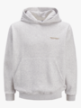 Jack and Jones Islington Back Sweat Hood White Melange