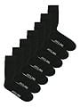Jack and Jones Black Friday Sock 7 Pack Black