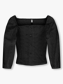 Kids Only Pilea 3/4 Embroderie Anglaise Shirt Woven Black