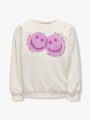 Kids Only Leonora Life Long Sleeve O-Neck Print Tofu Smile