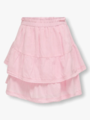 Kids Only Esther Ladder Tape Skirt Woven Roseate Spoonbill