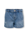 Kids Only Comet Wide Des Shorts Denim Light Blue Denim