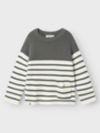 Lil- Atelier Kadin Long Sleeve Knit Pewter