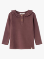 Lil- Atelier Thoro Hou Long Sleeve Slim Top Rose Brown